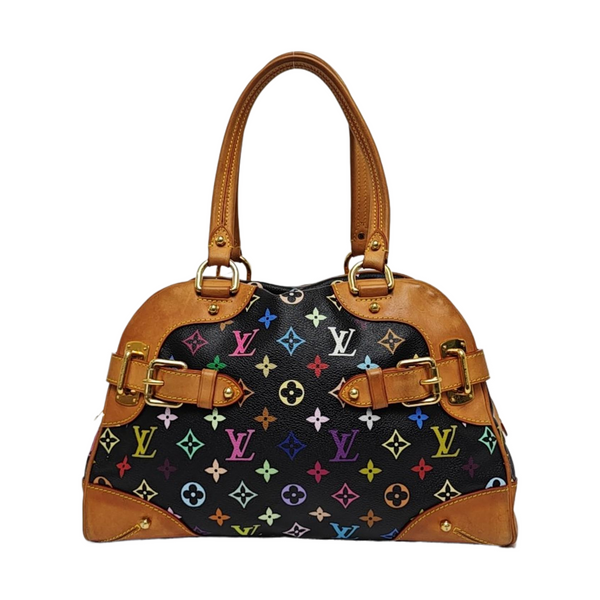 CLAUDIA Monogram Coated Canvas Black