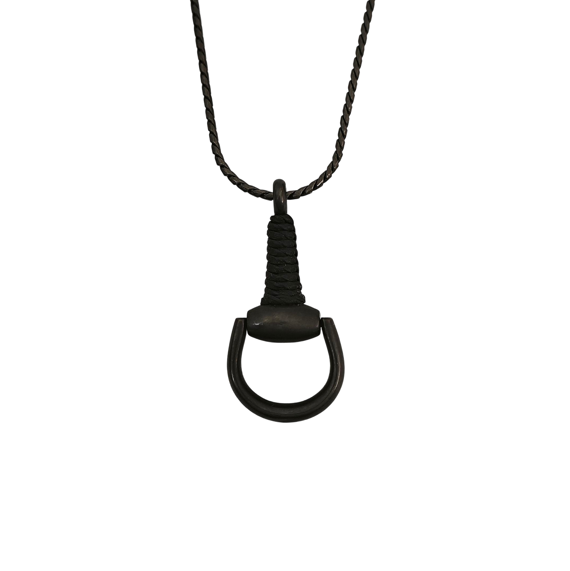925 Sterling Silver Black Necklace