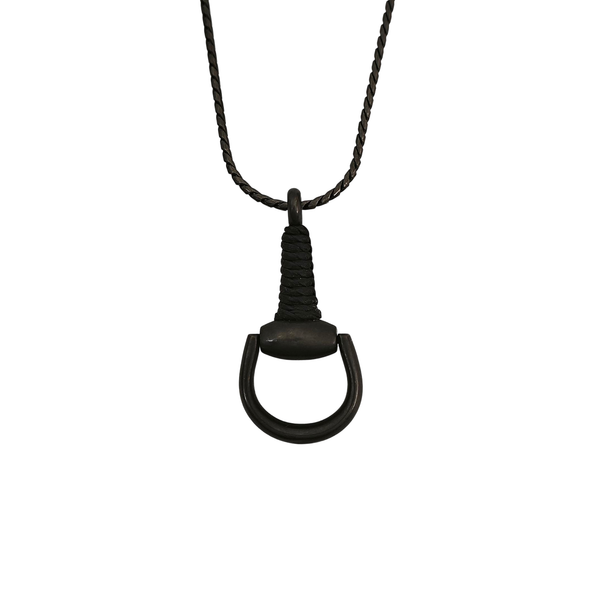 925 Sterling Silver Black Necklace