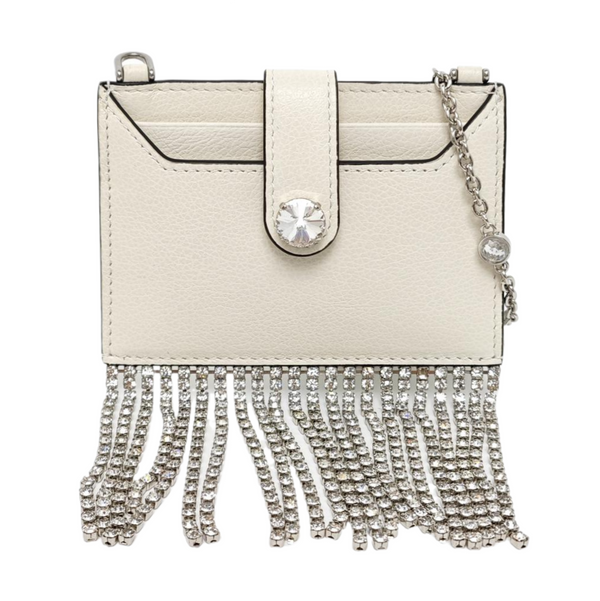Fringed Calfskin White