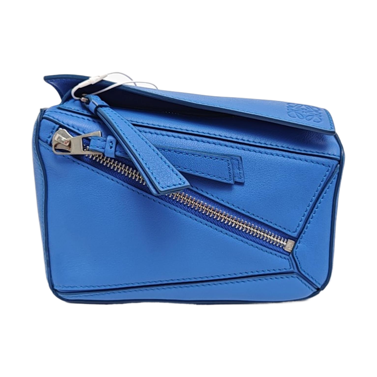 Puzzle Mini Calfskin Blue