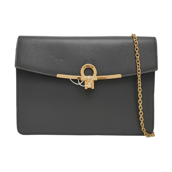 Gancini Calfskin Gray