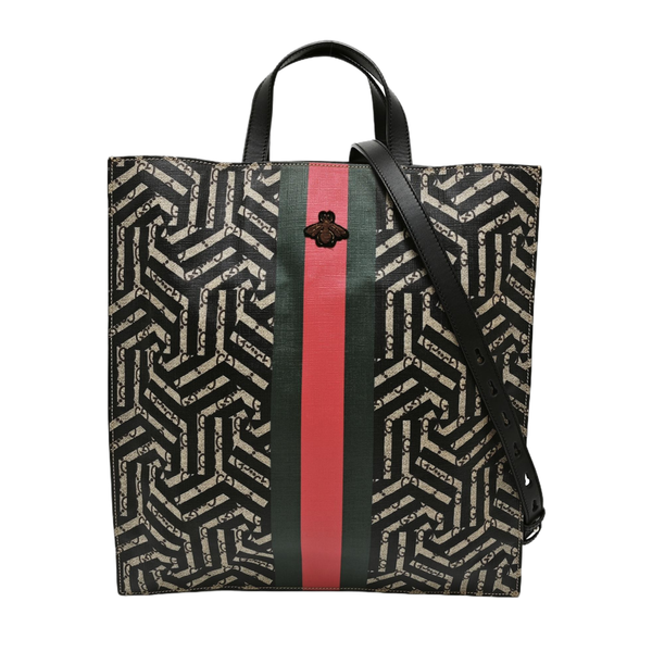 Monogram Coated Canvas Tote Bag Multicolor