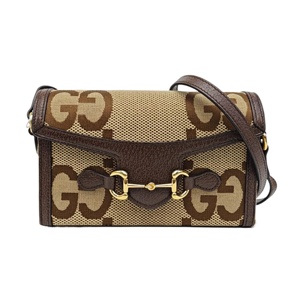 Horsebit 1955 Mini Monogram Canvas Beige