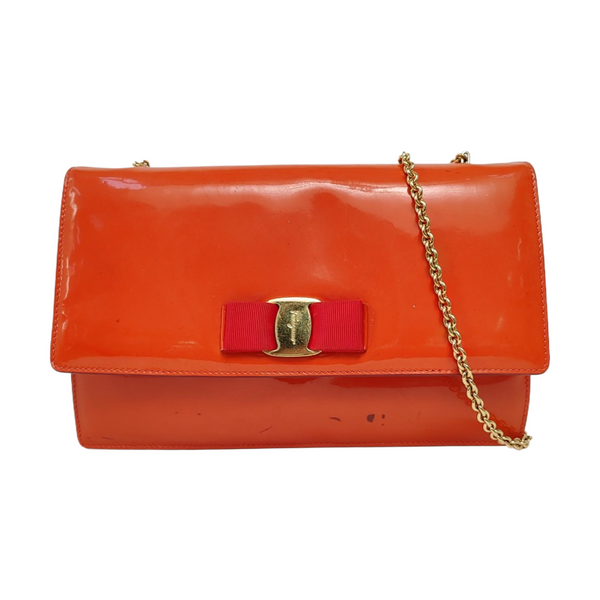 Ginny Patent Leather Orange
