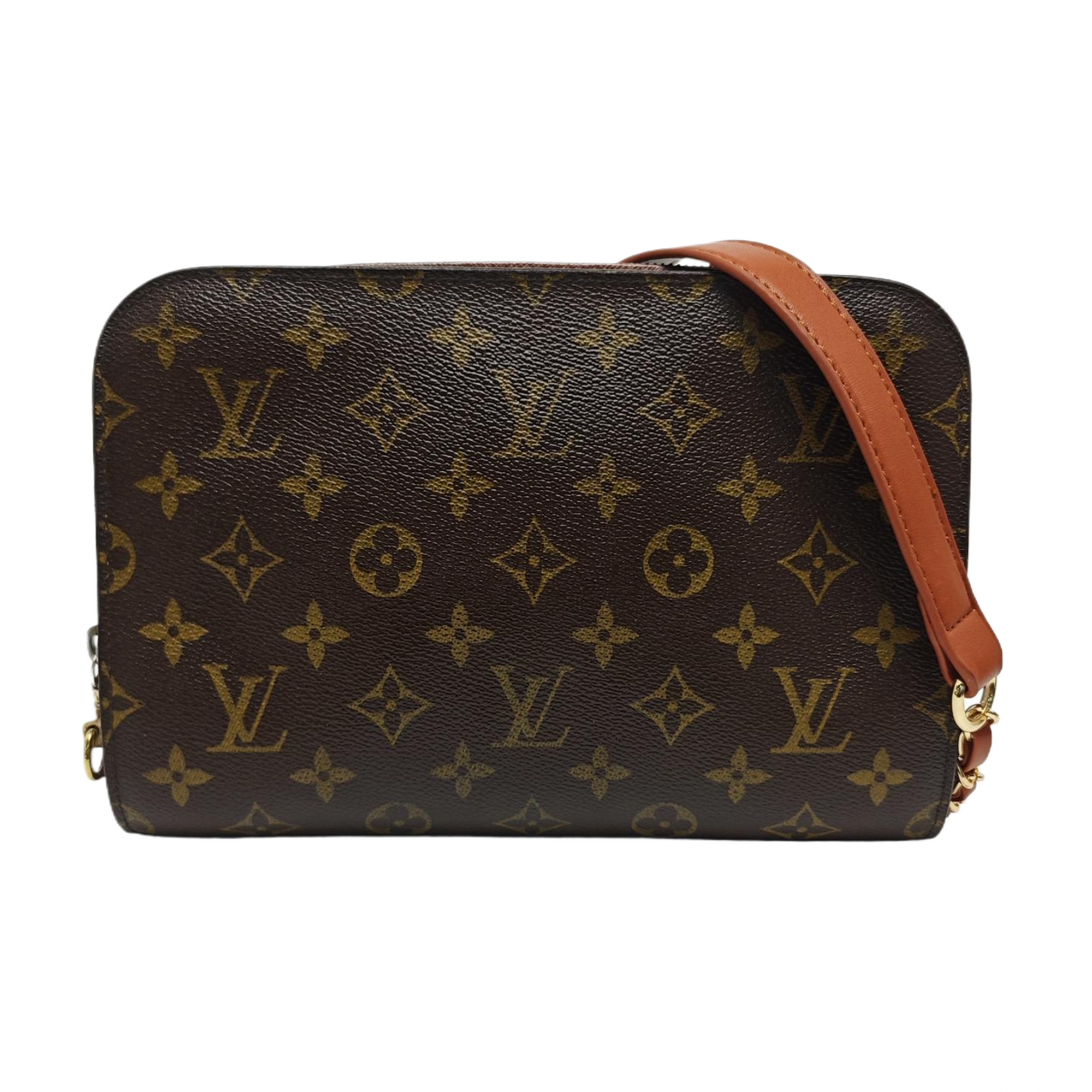 SAC BANDOULIERE Monogram Coated Canvas Brown