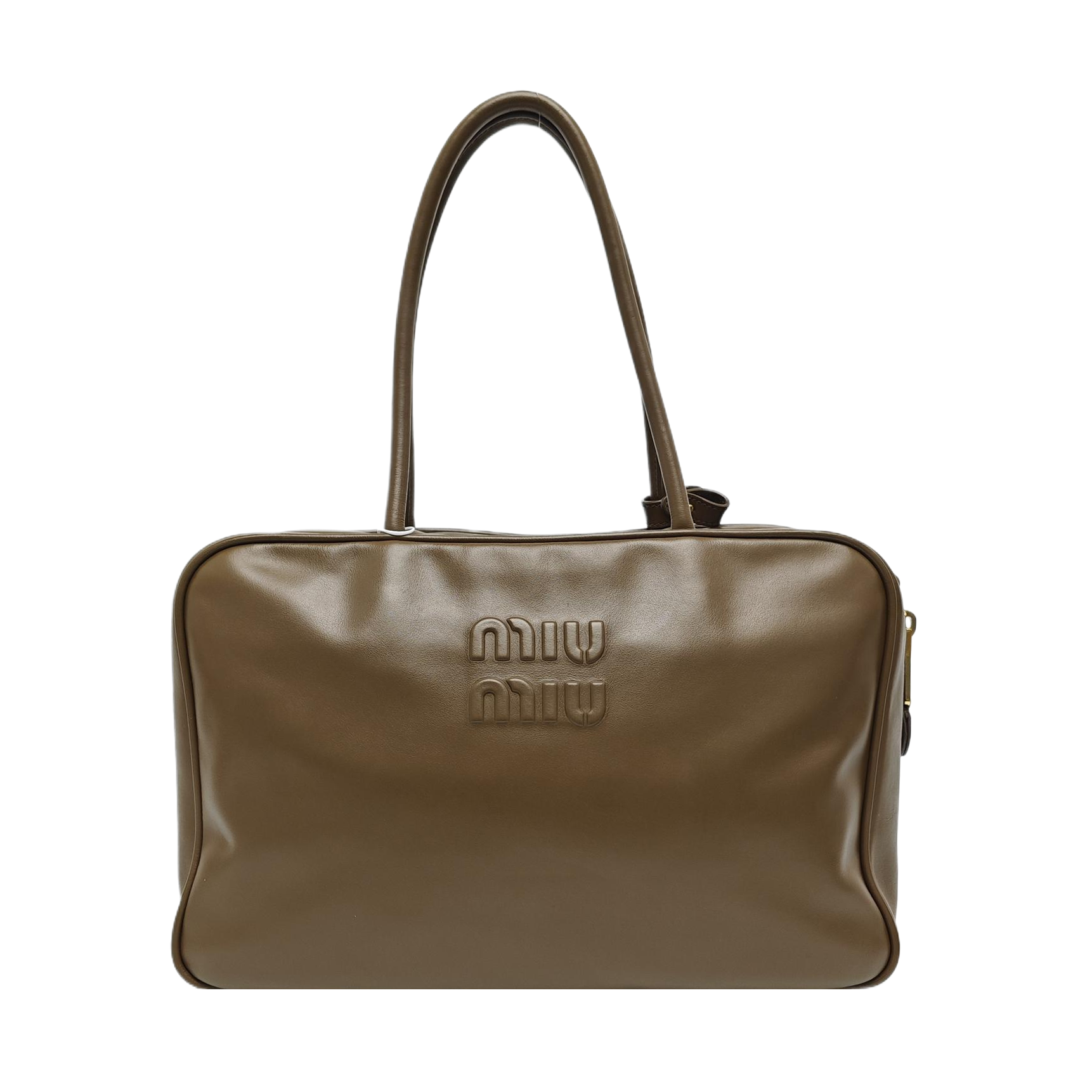 Beau Large Calfskin Gray