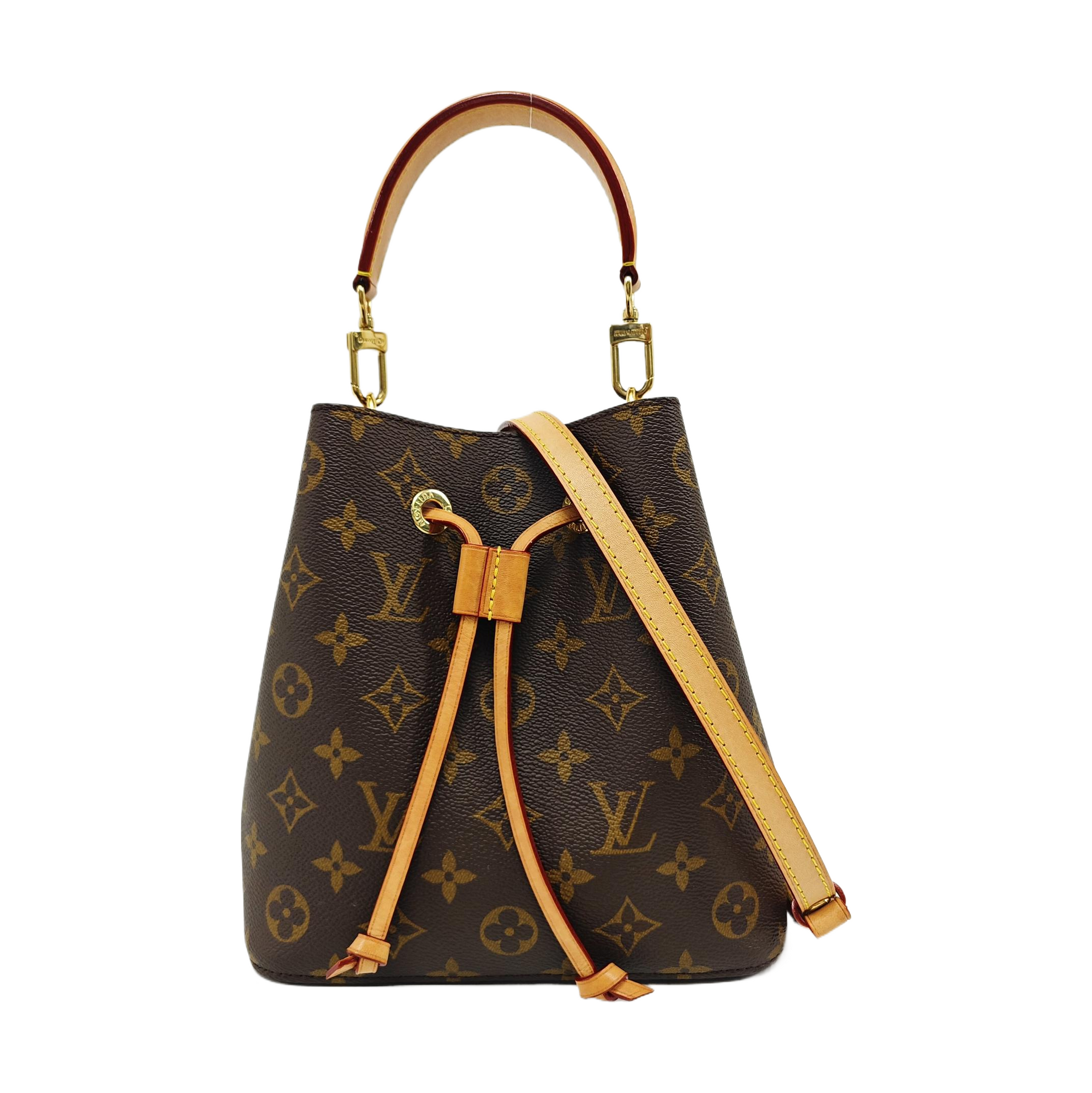 NÉONOÉ BB Monogram Coated Canvas Brown