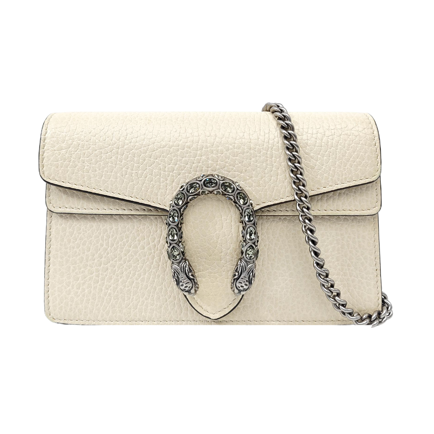 Dionysus Super Mini Calfskin White