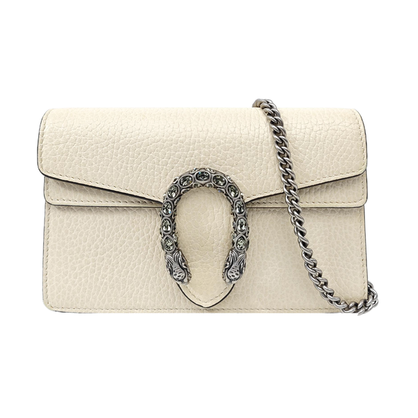 Dionysus Super Mini Calfskin White