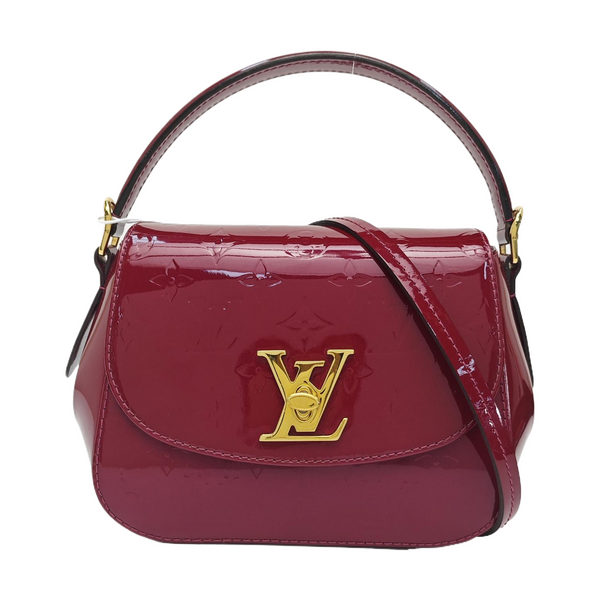 PASADENA PM Monogram Patent Leather Red