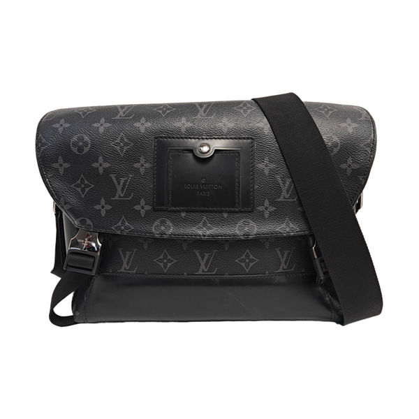 VOYAGER PM Monogram Coated Canvas Black
