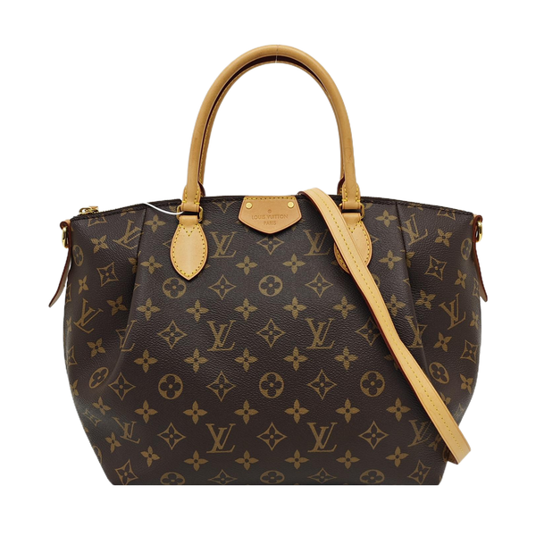 TURENNE MM Monogram Coated Canvas Brown