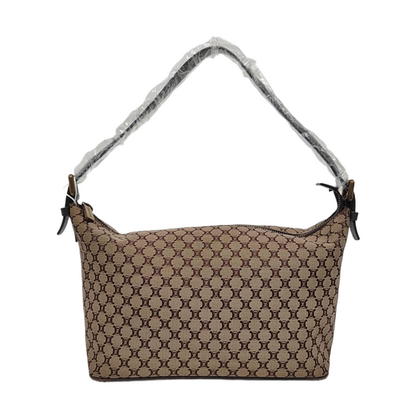 Canvas Top Handle Bag Brown