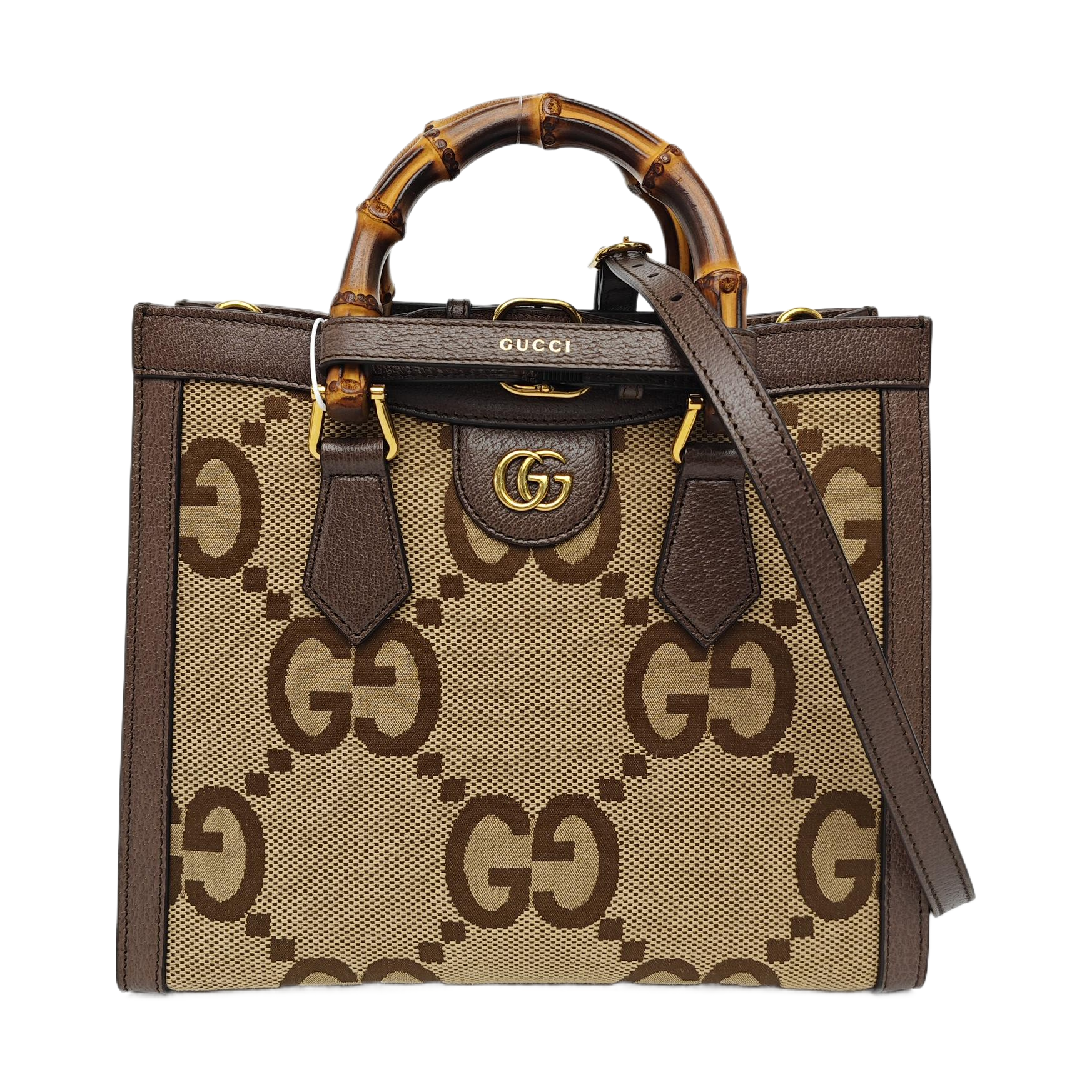 Diana Small Monogram Canvas Beige