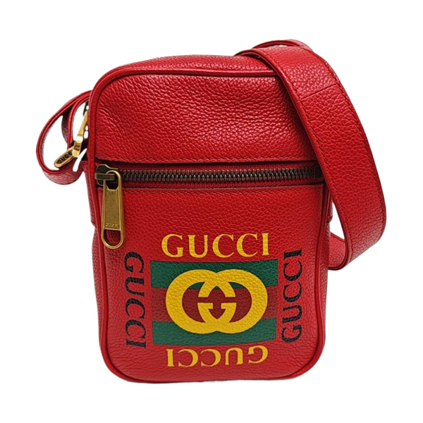 Print Calfskin Red