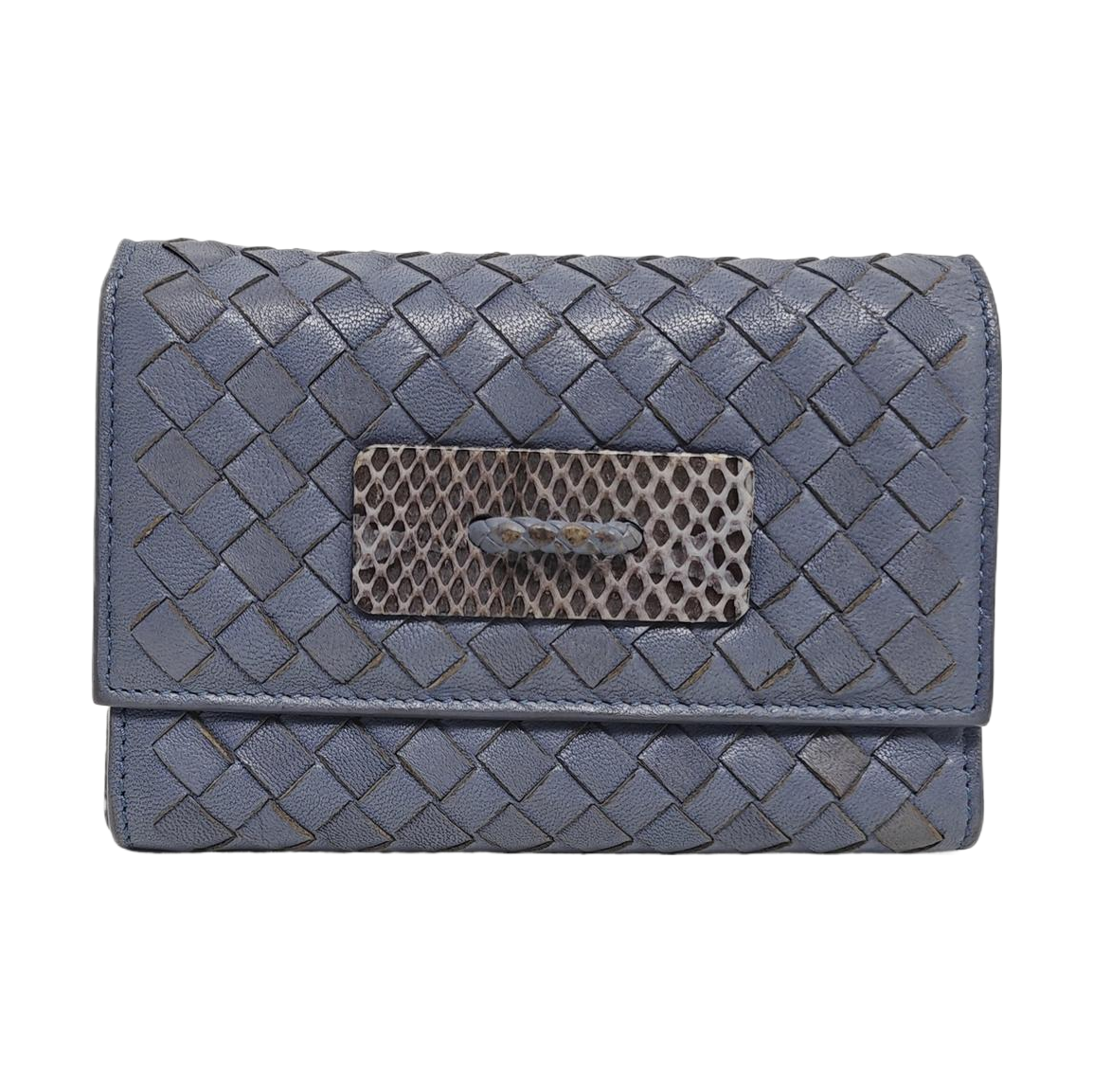 Calfskin Wallet Blue