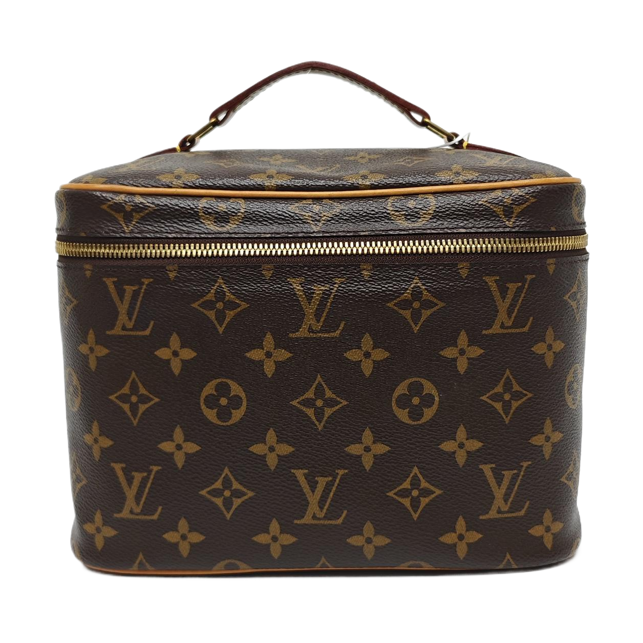 NICE BB Monogram Coated Canvas Brown