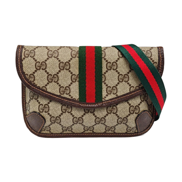 Ophidia Mini Monogram Coated Canvas Beige