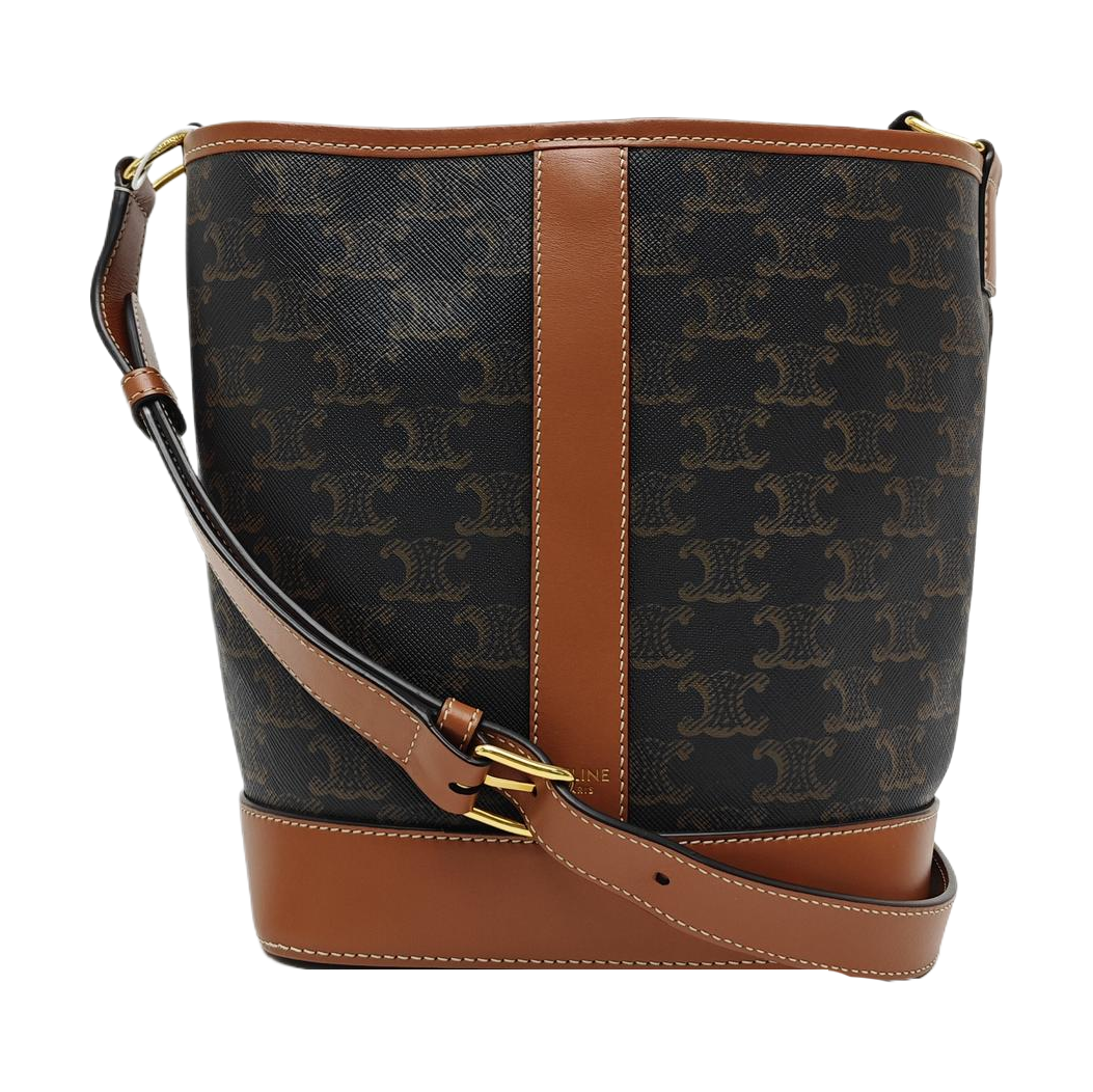 TRIOMPHE CANVAS Small Coated Canvas Brown