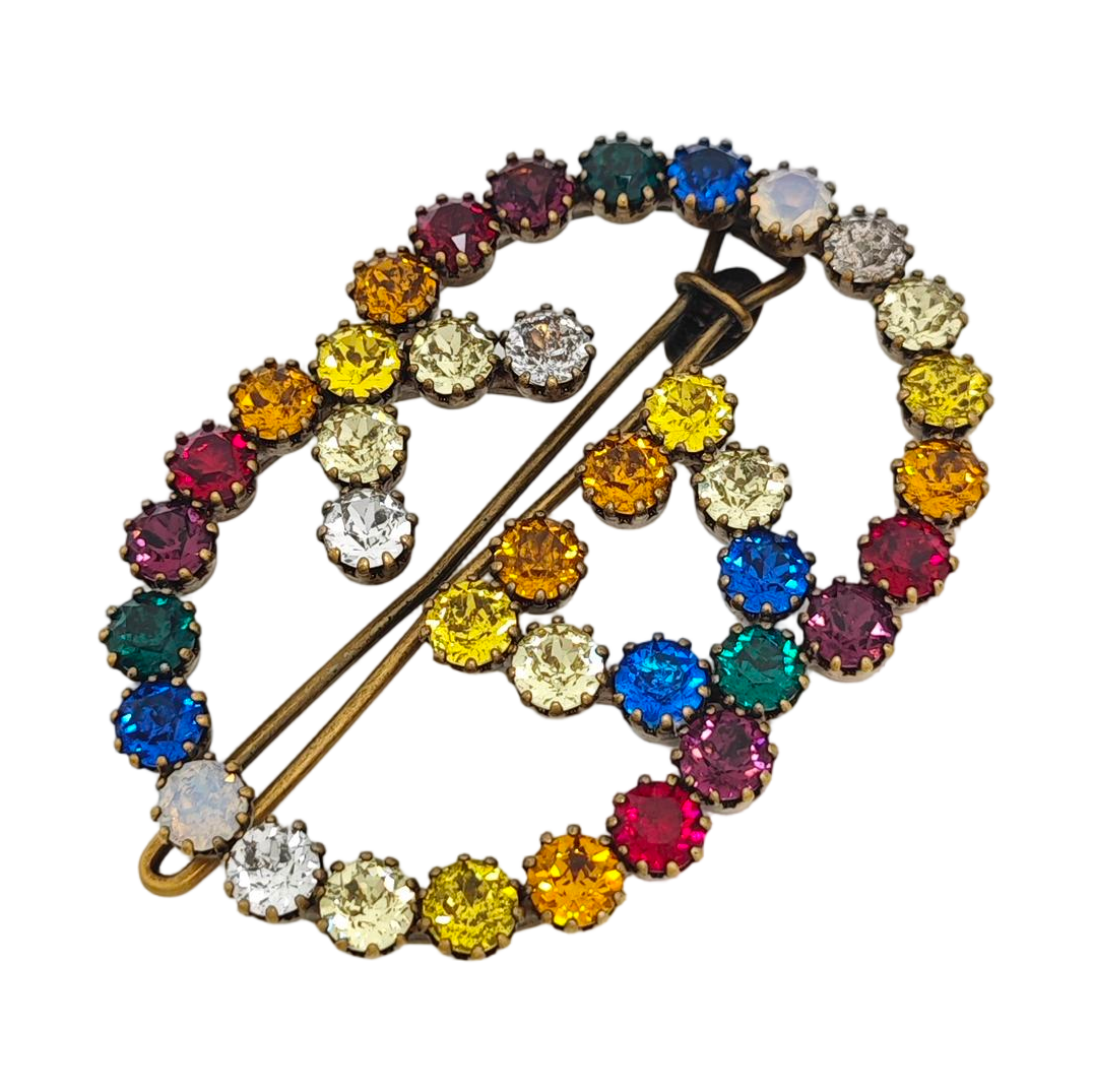 Metal Gold Brooch