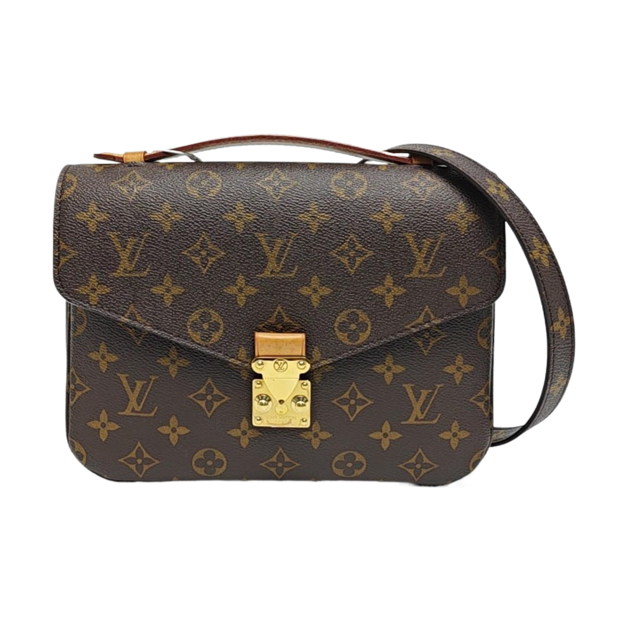 MÉTIS MM Monogram Coated Canvas Brown