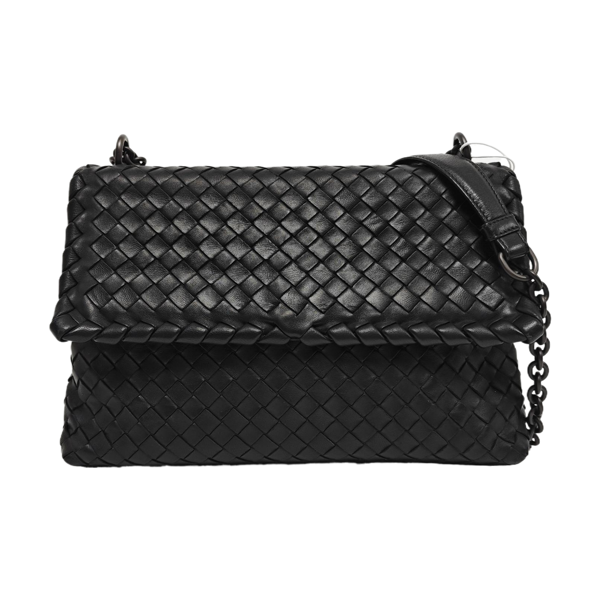 Lambskin Shoulder Bag Black