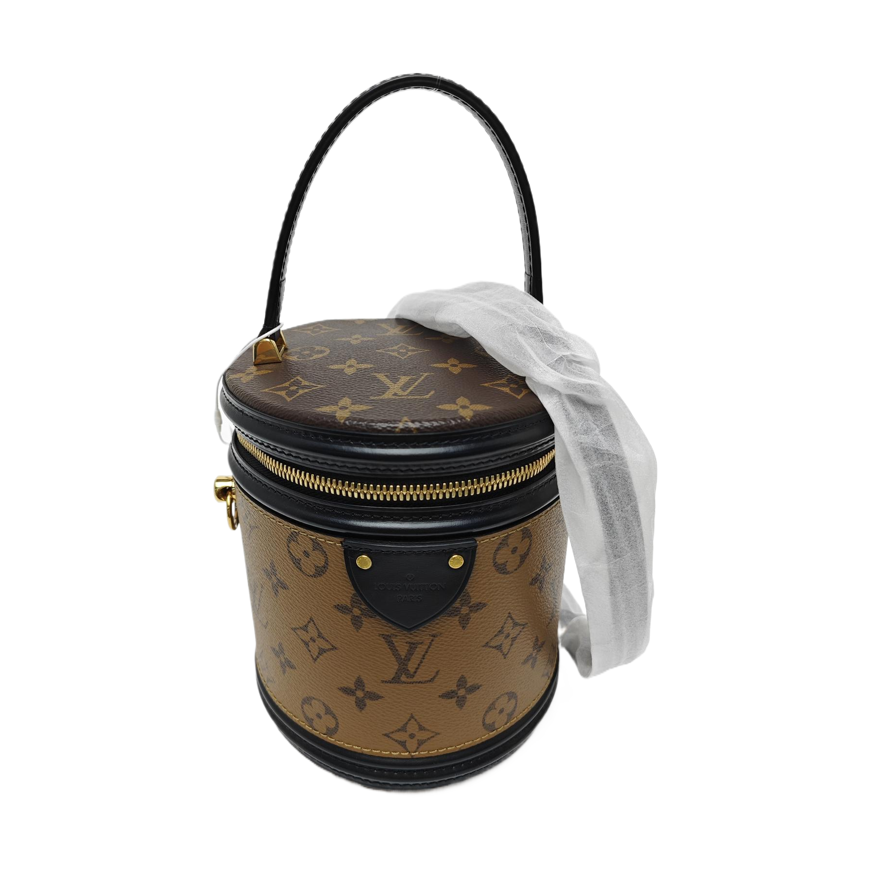 CANNES PM Monogram Coated Canvas Brown