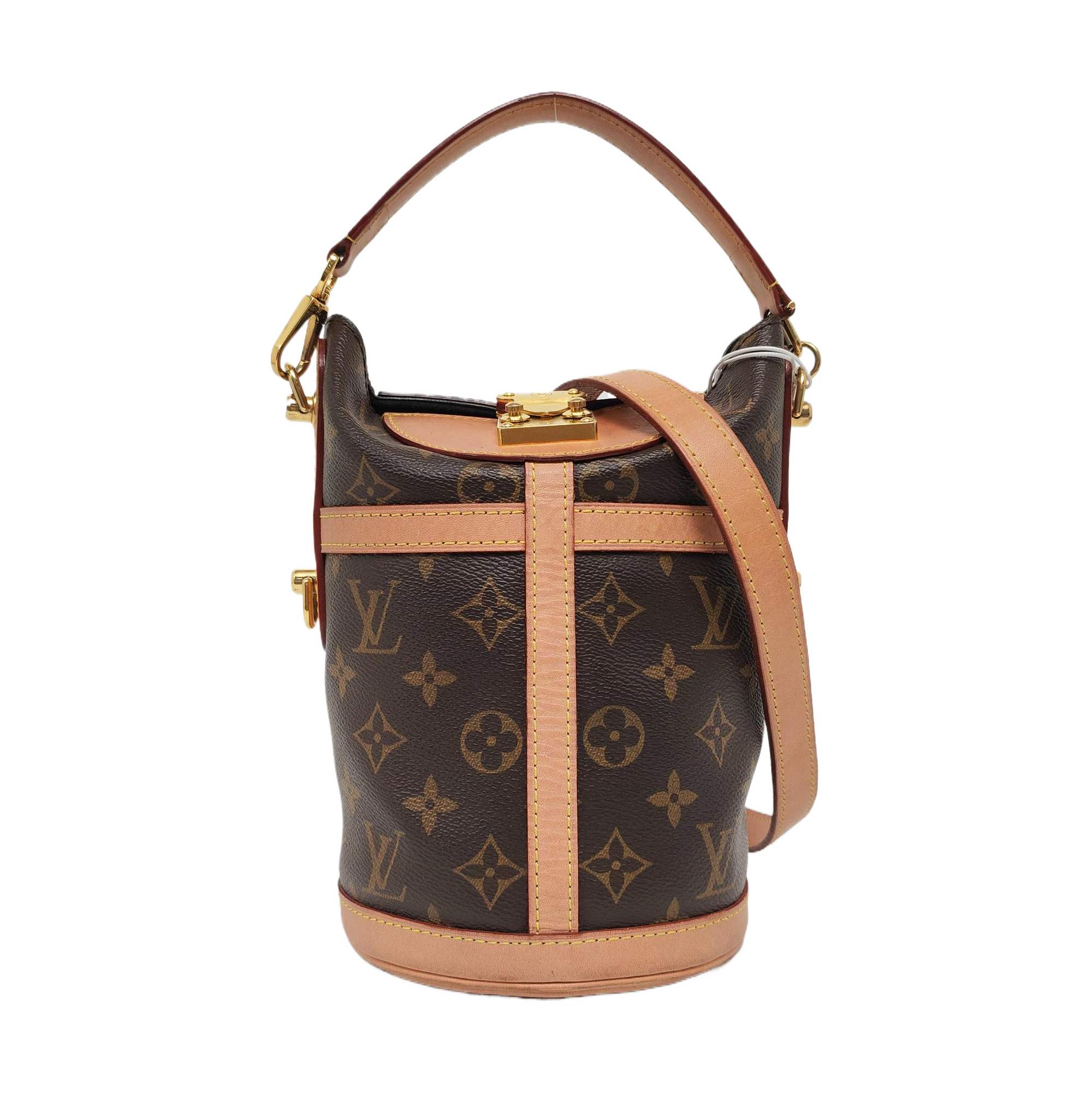 DUFFLE Monogram Coated Canvas Brown