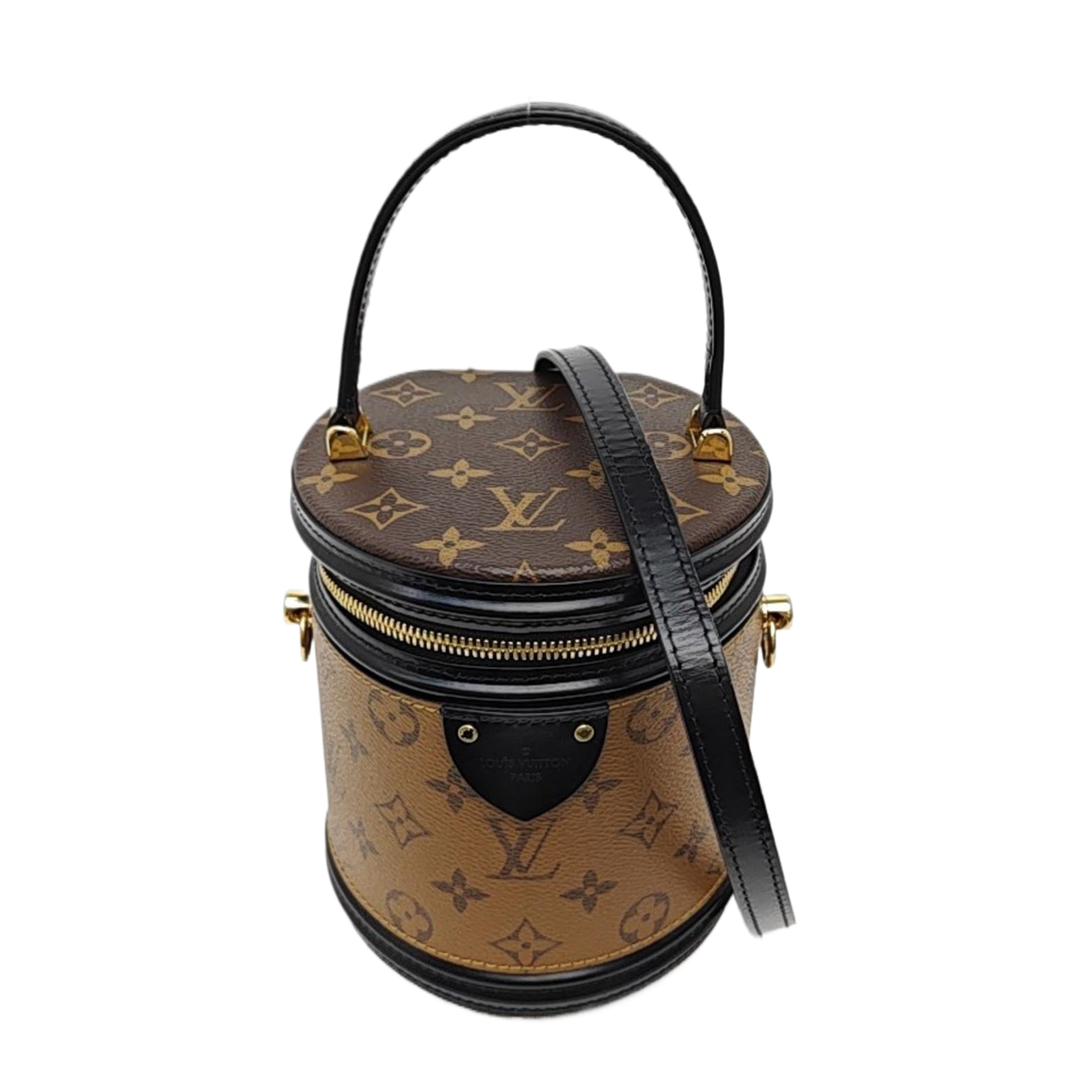 CANNES PM Monogram Coated Canvas Brown