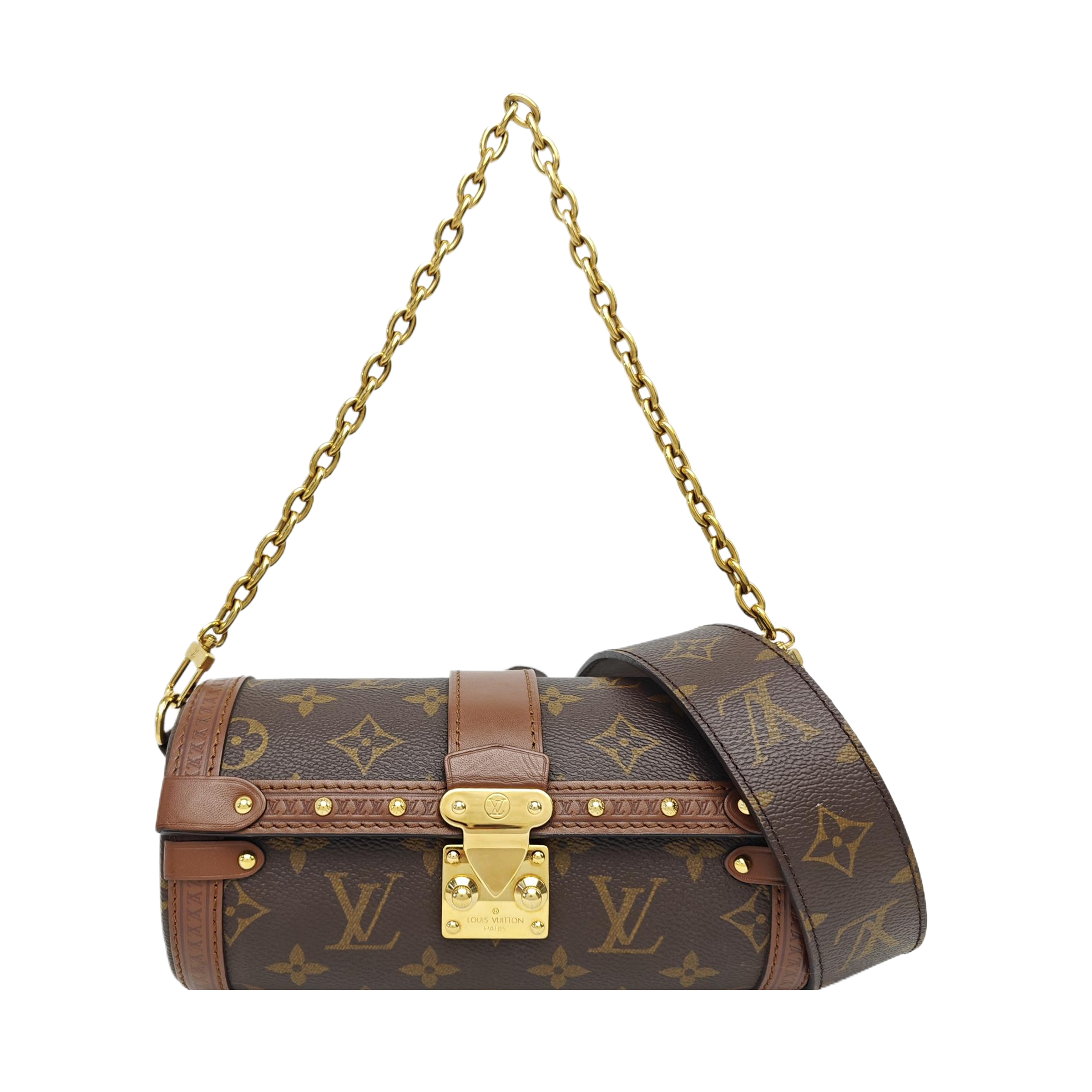 PAPILLON 19 Monogram Coated Canvas Brown