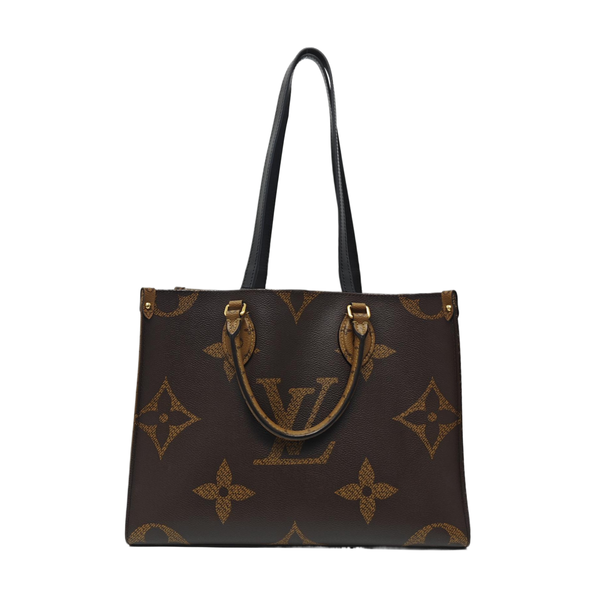 ONTHEGO MM Monogram Coated Canvas Brown