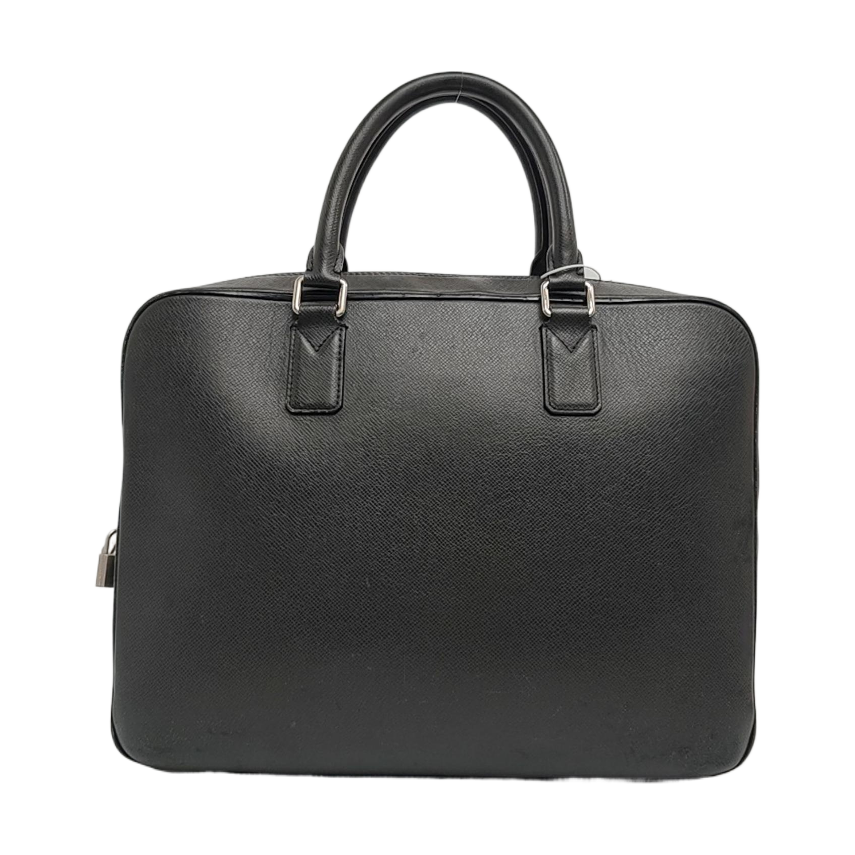 Calfskin Top Handle Bag Black