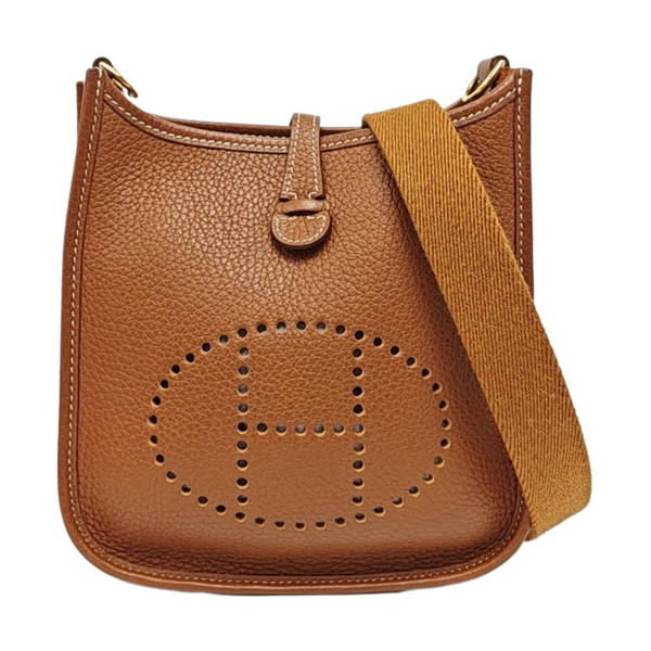 Authenticated pre-owned  Evelyne TPM Clemence Brown - Shoulder Bag at Looply