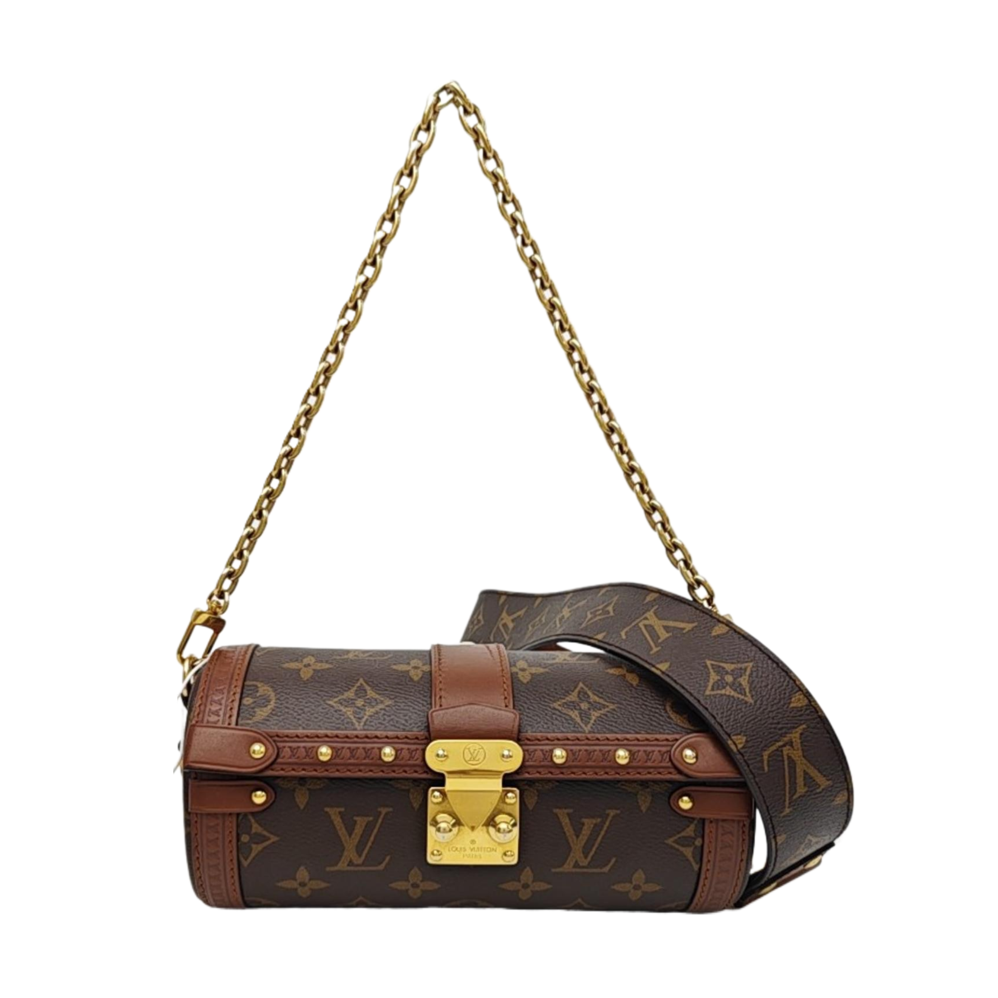 PAPILLON 19 Monogram Coated Canvas Brown