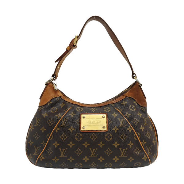 VINTAGE THAMES GM Monogram Coated Canvas Brown