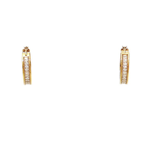 Metal Gold Stud Earrings