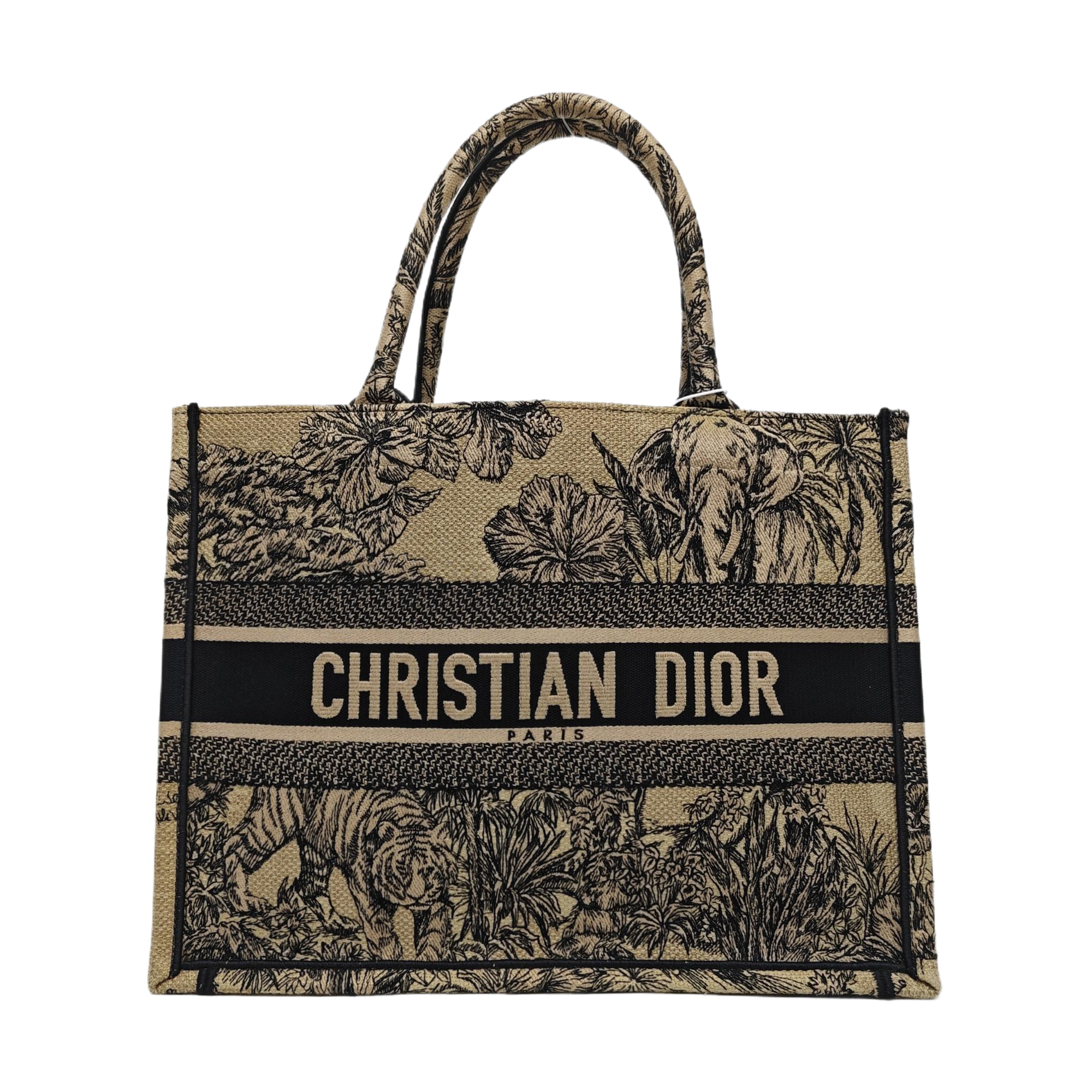 Book Tote Medium Canvas Beige