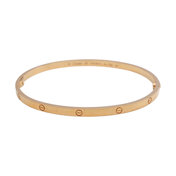 LOVE 18k Rose Gold Bangle