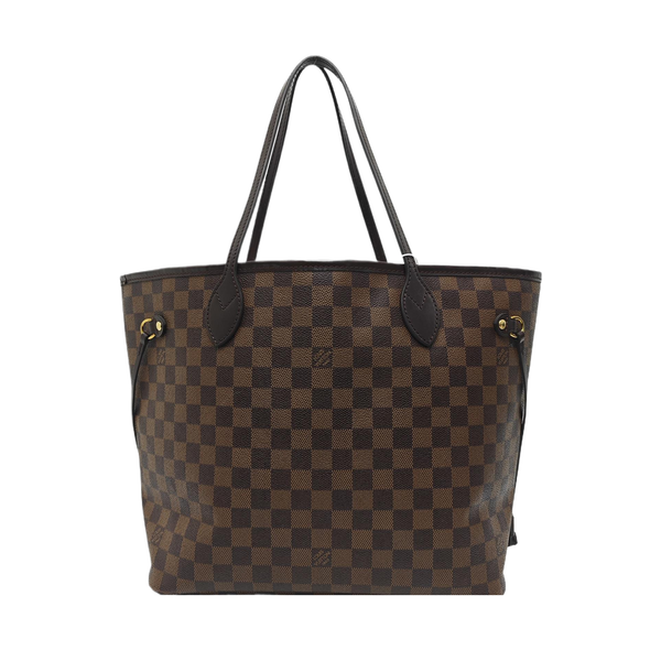 NEVERFULL MM Damier Ebene Coated Canvas Brown
