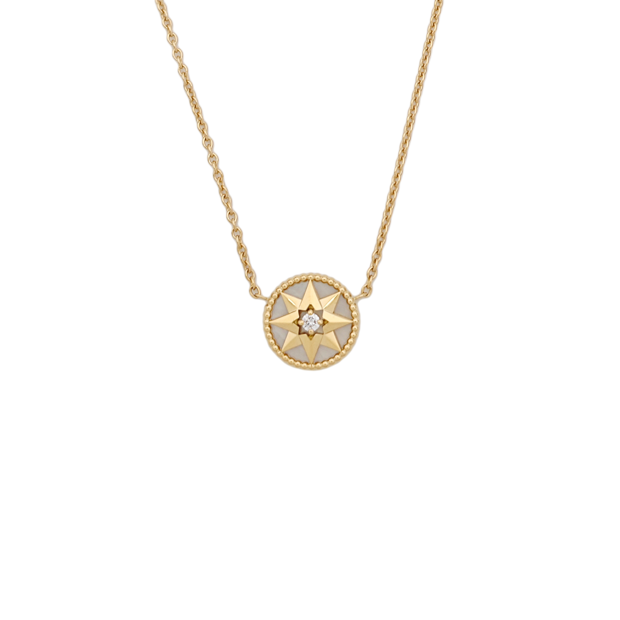 Rose Des Vents 18k Gold Necklace