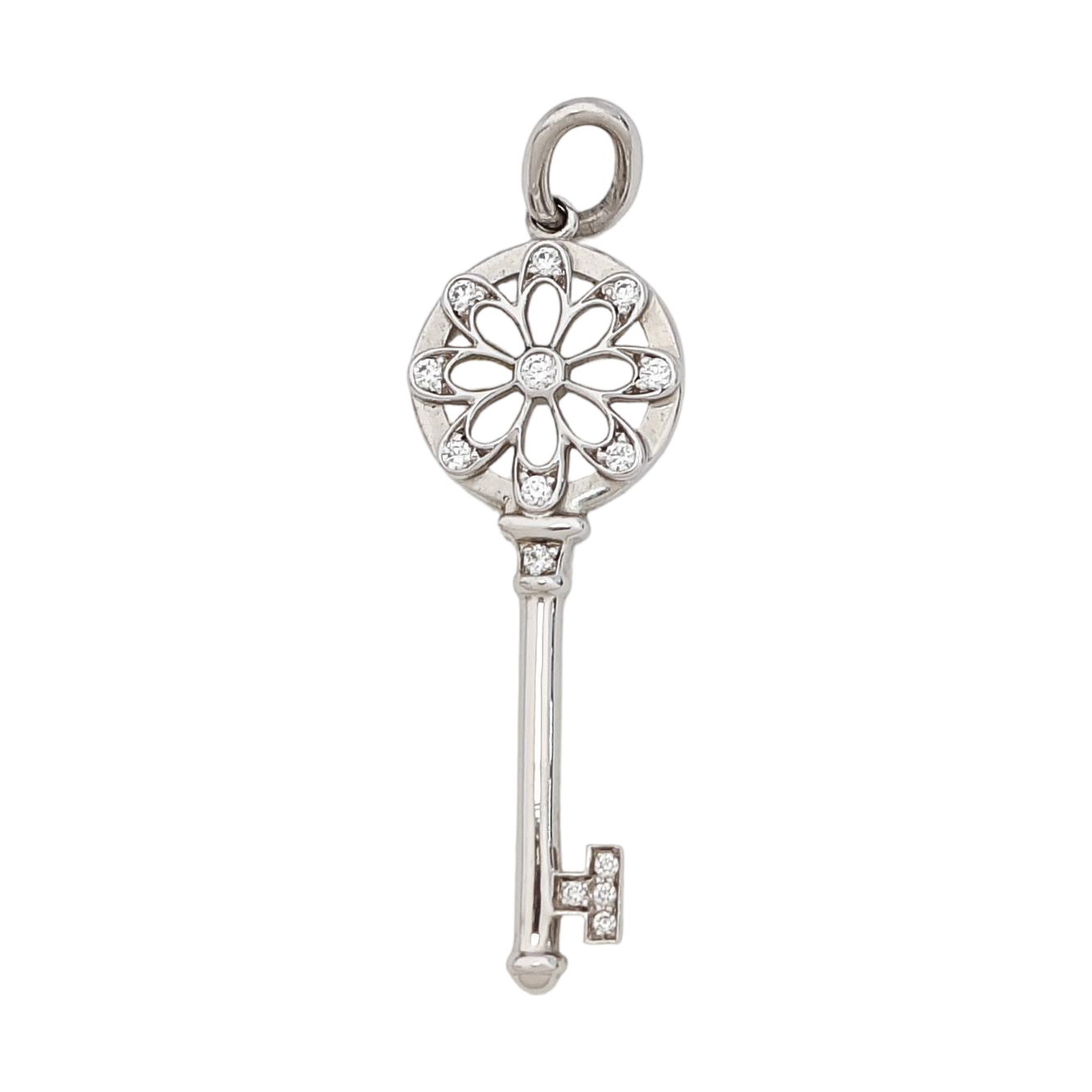 Tiffany Keys 18k Gold Silver Pendant