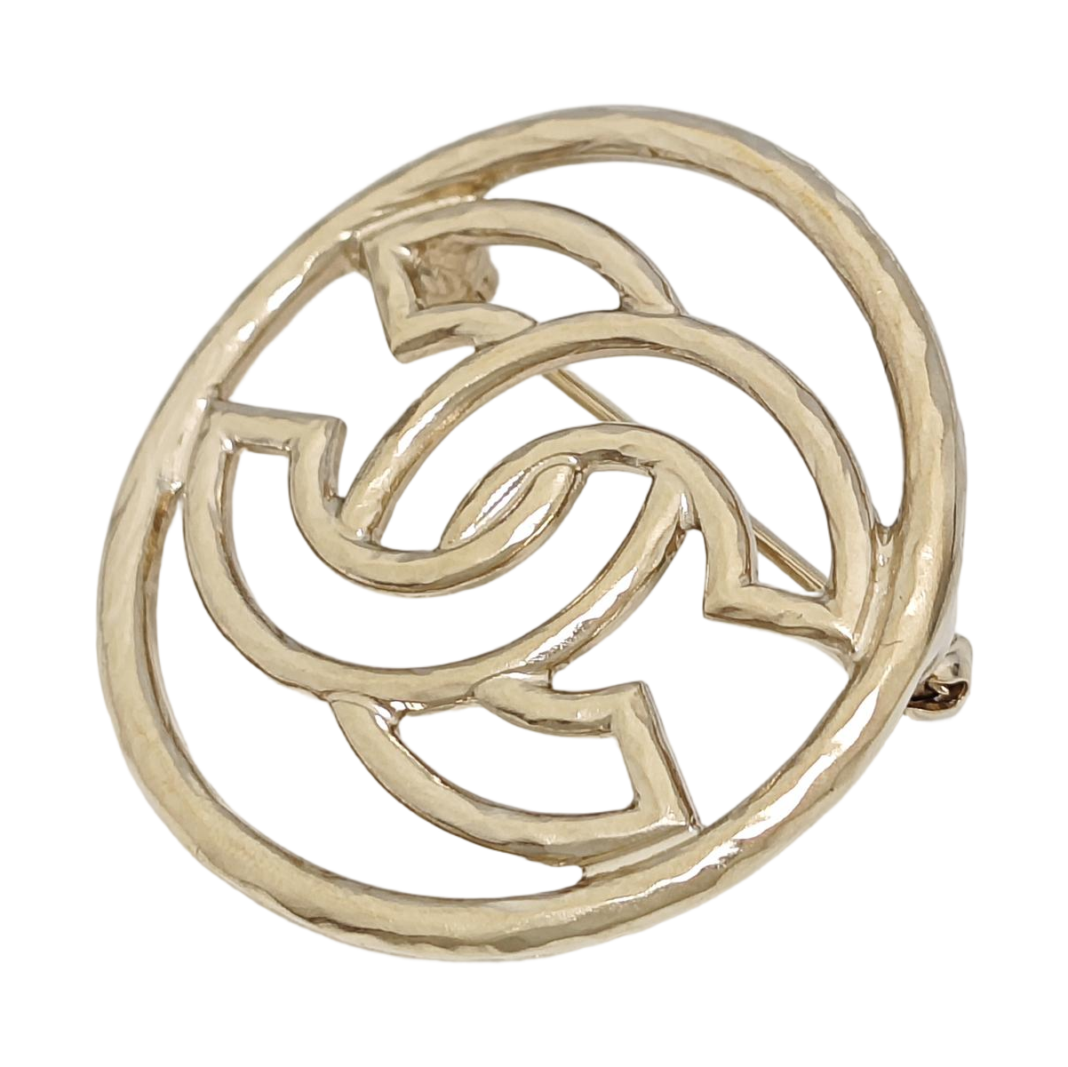 Vintage Metal Gold Brooch