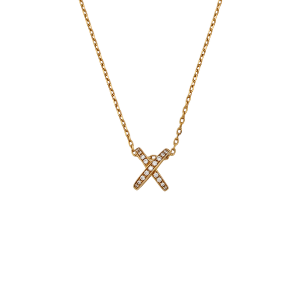 Jeux De Liens 18k Rose Gold Necklace
