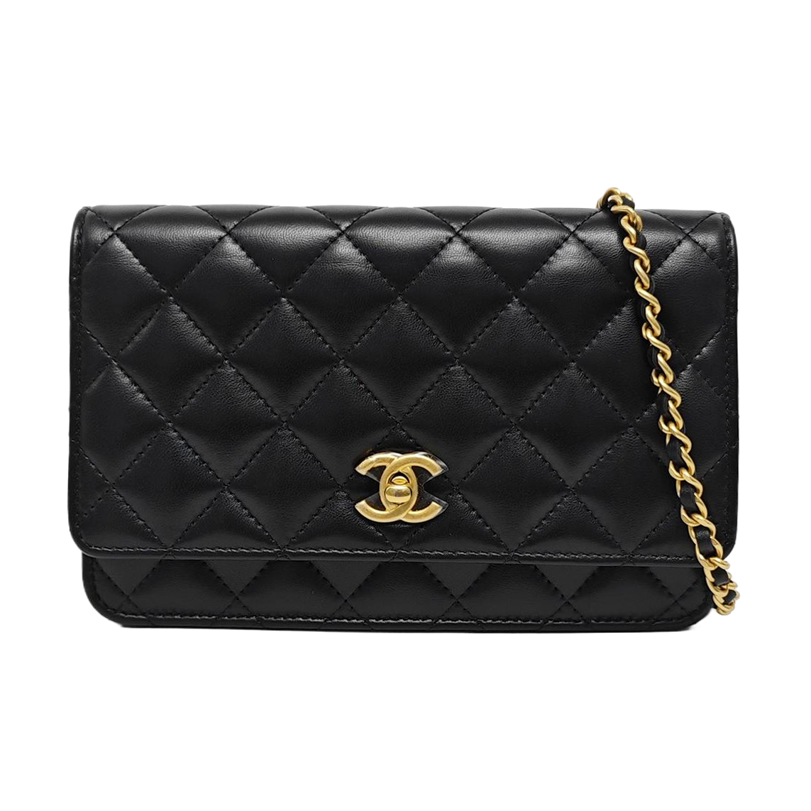 TRENDY CC Quilted Lambskin Black
