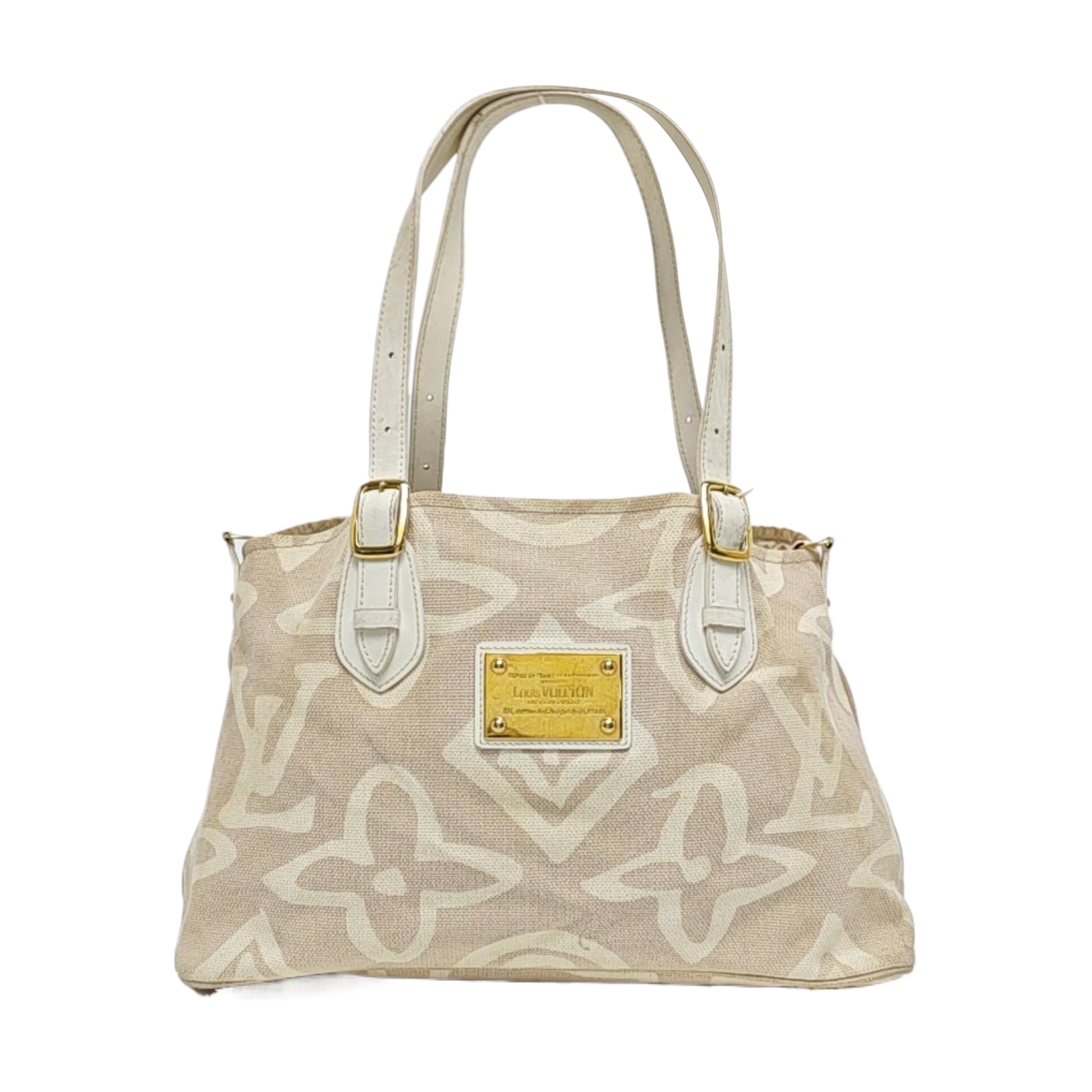 TAHITIENNE CABAS MM Monogram Canvas Beige