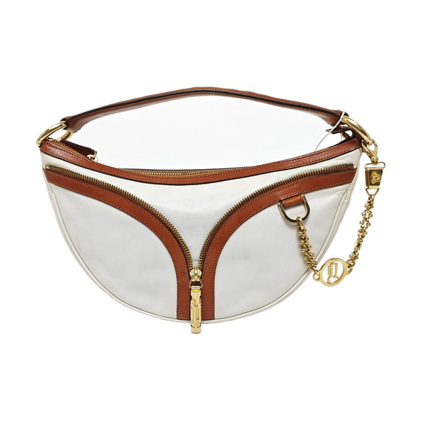 Calfskin Top Handle Bag White