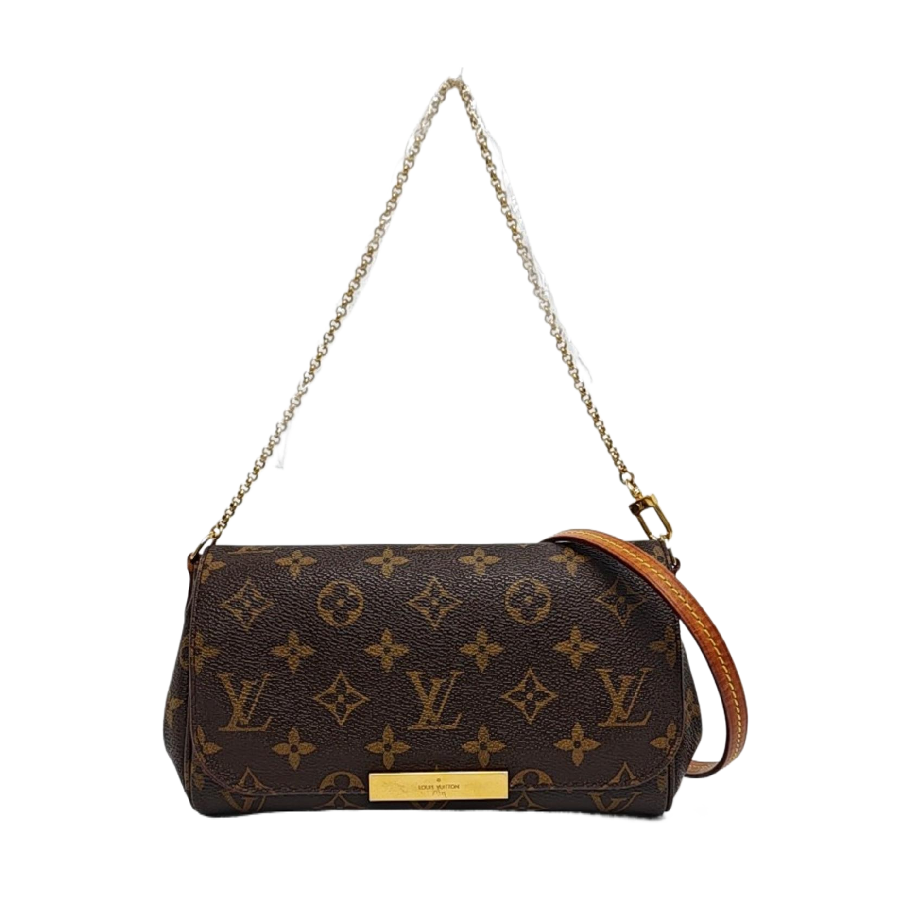FAVORITE PM Monogram Coated Canvas Brown