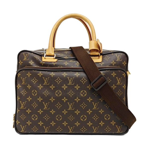 ICARE Monogram Coated Canvas Brown