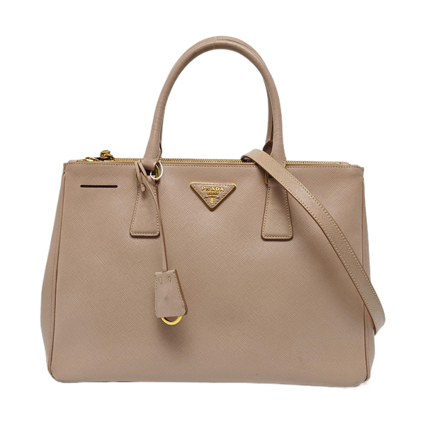 Authenticated pre-owned  Galleria Large Saffiano Calfskin Pink - Tote Bag at Looply